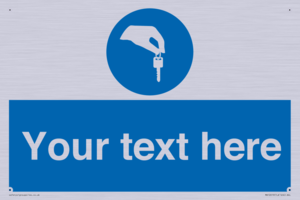 Custom Mandatory Keys Sign